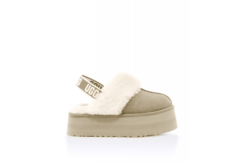 UGG Funkette Suede Platform Sand