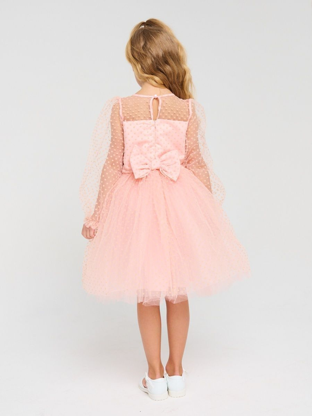 Пышное платье Уэнсдэй Аддамс (Wednesday Addams) в горох