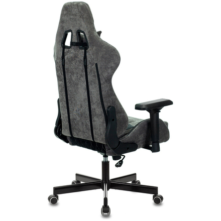 Кресло игровое ZOMBIE VIKING 7 KNIGHT B FABRIC, ML, ткань/экокожа черный, реклайнер (до 150кг)