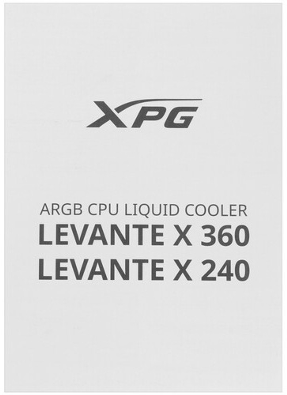 Система охлаждения жидкостная ADATA XPG LEVANTEII360-WHCWW