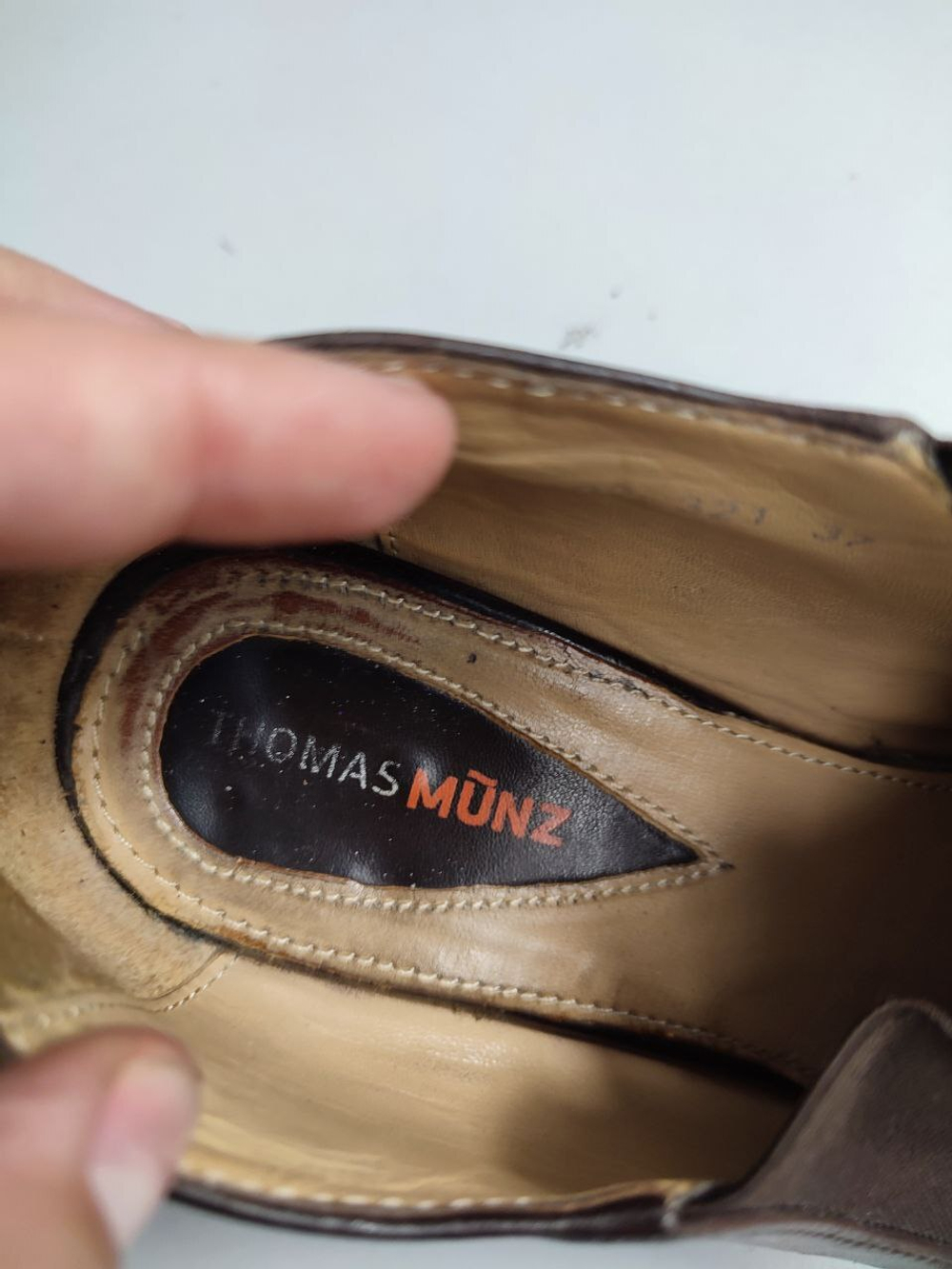 Туфли Thomas Munz коричневые 37 размер
