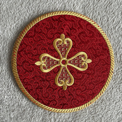 Салфетка под подсвечник или диск на чашу жесткая