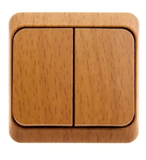 Выключатель 2-кл CУ с инд. бук Schneider