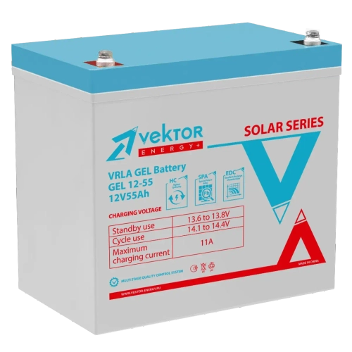 Аккумуляторная батарея Vektor Energy GEL 12-55