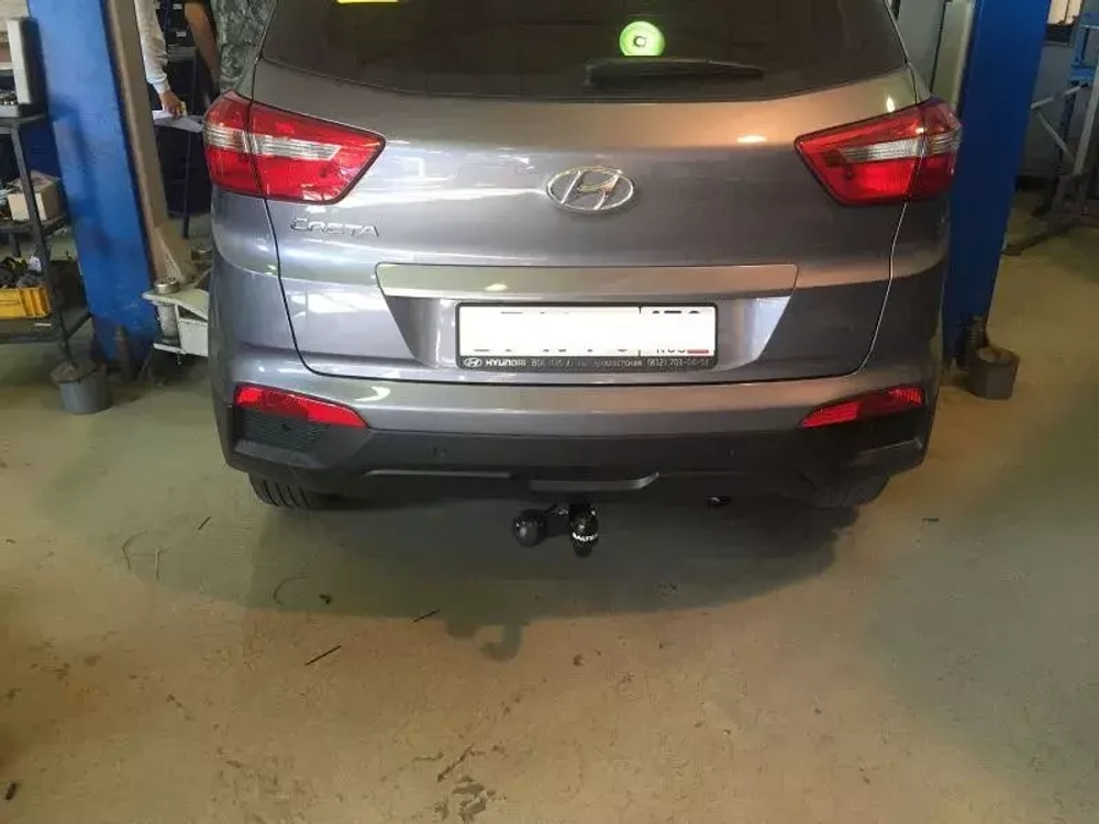 Фаркоп Балтекс для Hyundai Creta I (GS) 2015- (паспорт и сертификат в комплекте)(без электрики)арт.10320812