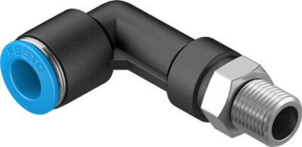 QSLL-1/8-8 Угловой фитинг с цанговым зажимом, удлиненный