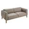 Трехместный диван Angel Cerda 5353-3P, серо-бежевая кожа