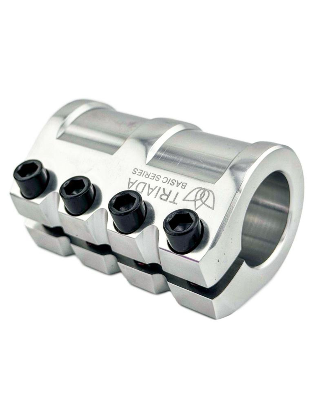 Зажим Triada BAISIC 4-болта, Серебро полированный