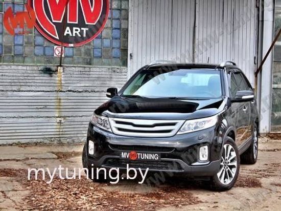 Решетка радиатора для Kia Sorento 2(II) FL