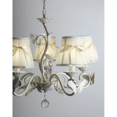 Люстра потолочная Rivoli Farfalla 2014-205 / светильник потолочный / люстра подвесная на кухню, в детскую комнату, в спальню, в коридор, в прихожую 5 x E14 40 Вт классика