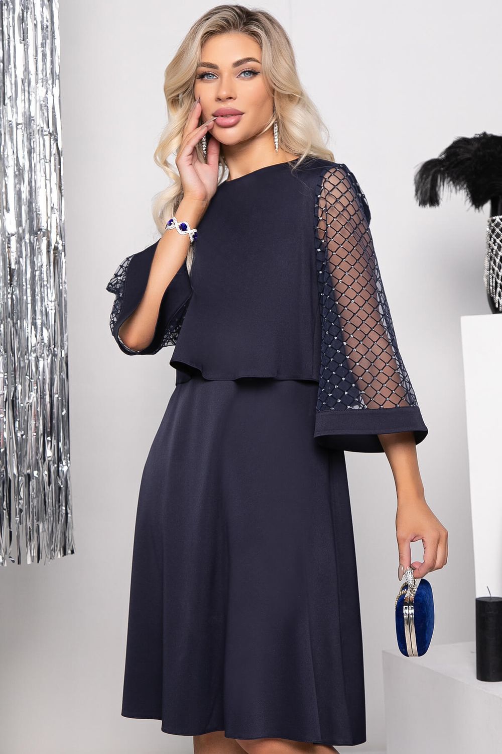 Костюм "Мираж" (темно-синий) НЬЮ К7798 LT Collection (Акция)