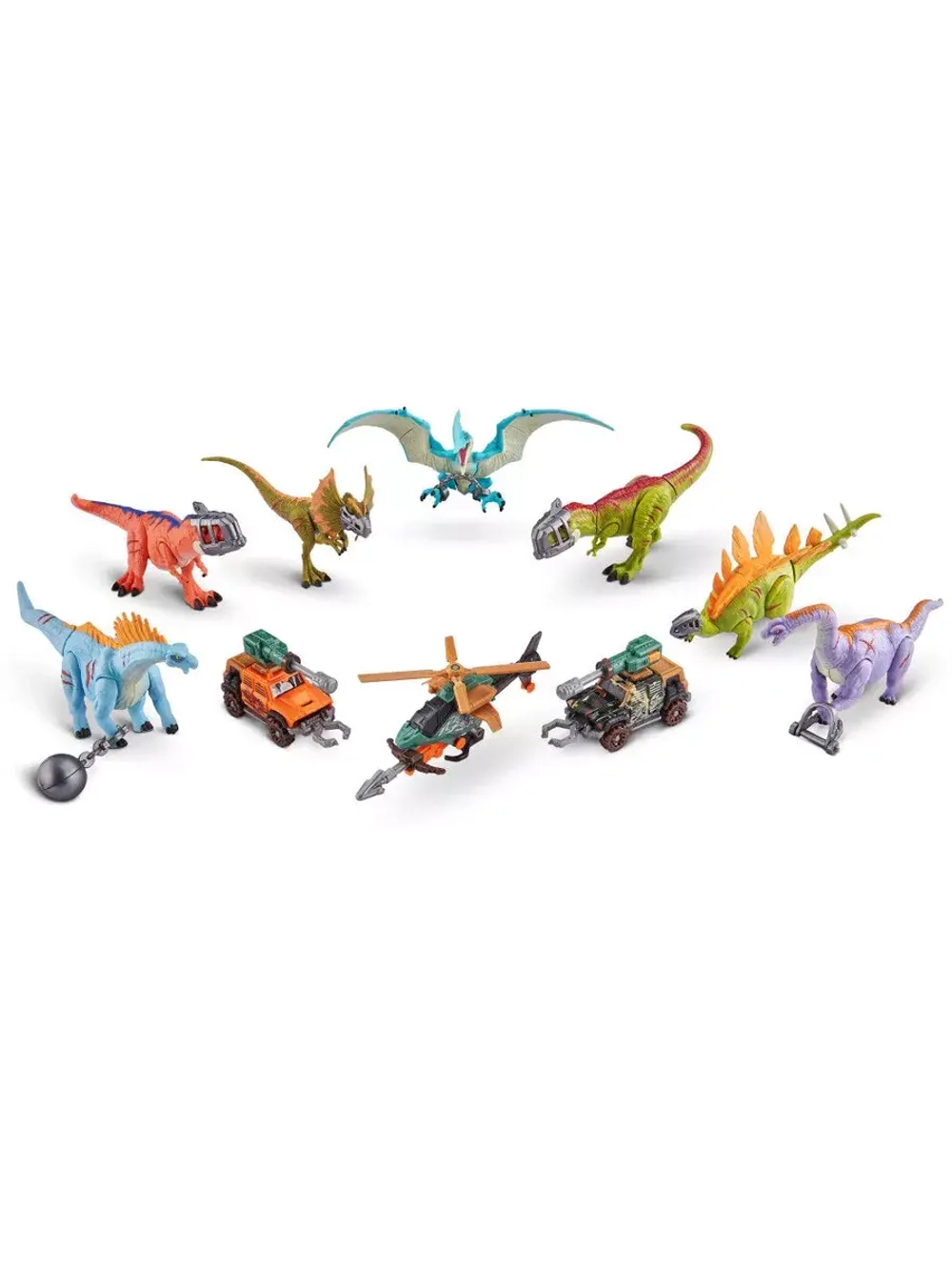 Шар Зуру 5 сюрпризов Dino Strike Hunt Series 3 динозавры Zuru