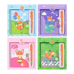 Блокнот детский Basir на замке, с ручкой, формат А6, серия "Лиса", переплет 7БЦ, 15*11 см, 48 листов, ассорти