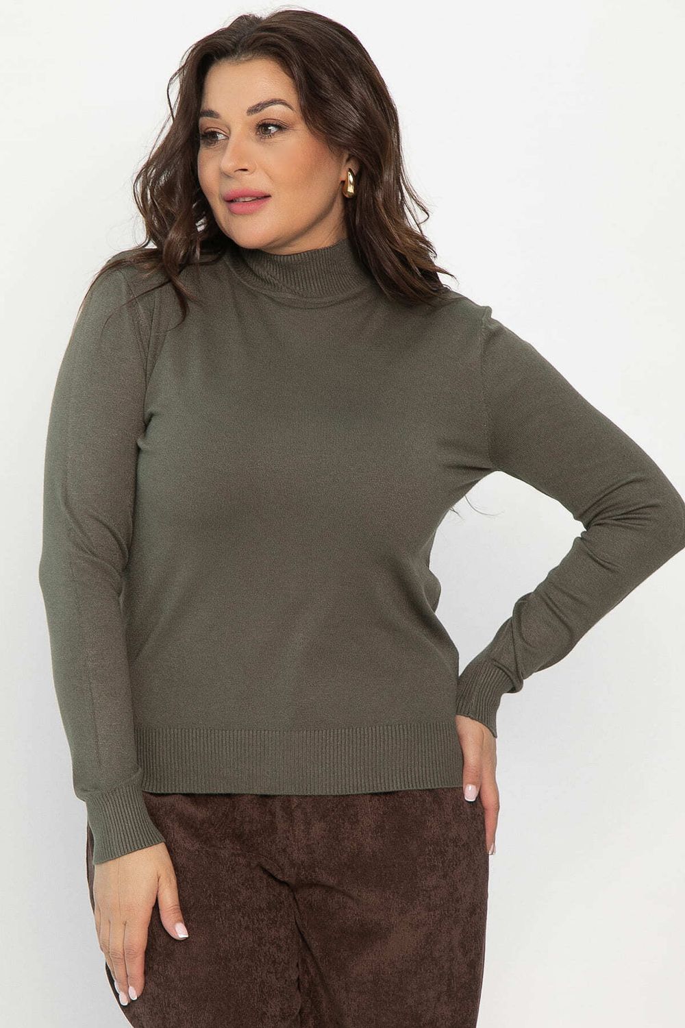 Водолазка Осенняя история (хаки) Б14547-20М LT Collection