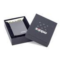 Зажигалка ZIPPO Classic Ebony™ с логотипом "Zippo" ZP-24756ZL