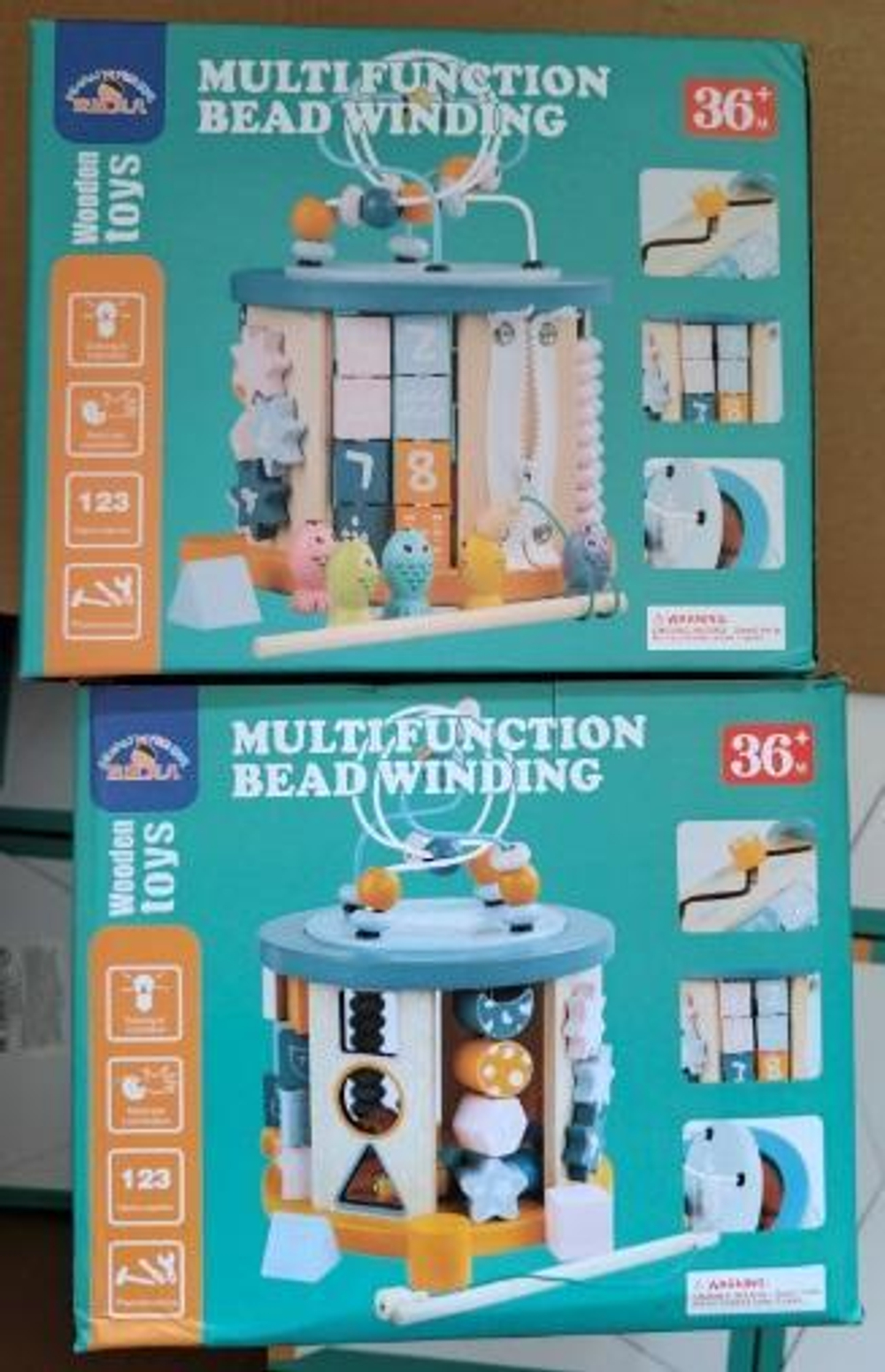 Развивающая игрушка деревянная Бизибокс с лабиринтом, коробка C-41742