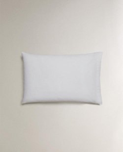 ZARA HOME САТИНОВАЯ НАВОЛОЧКА, БЕЛЫЙ