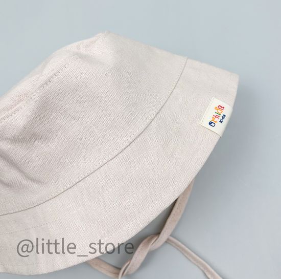 Панама льняная, Бежевая