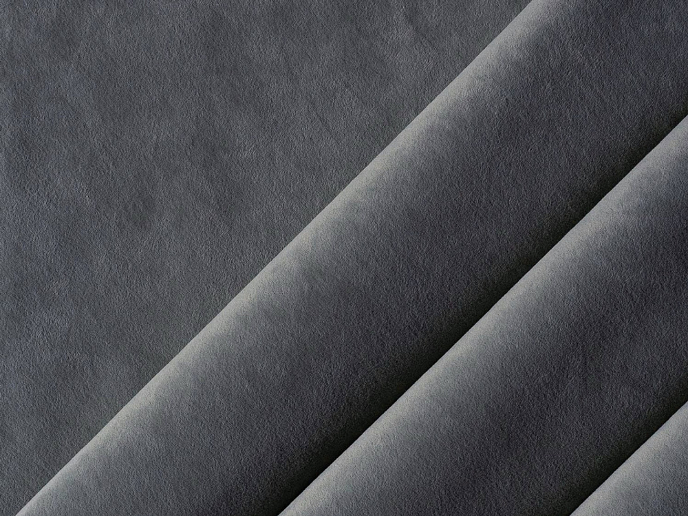 Диван прямой Лига-073 ВЕЛЮР BRUT 16 темно-серый