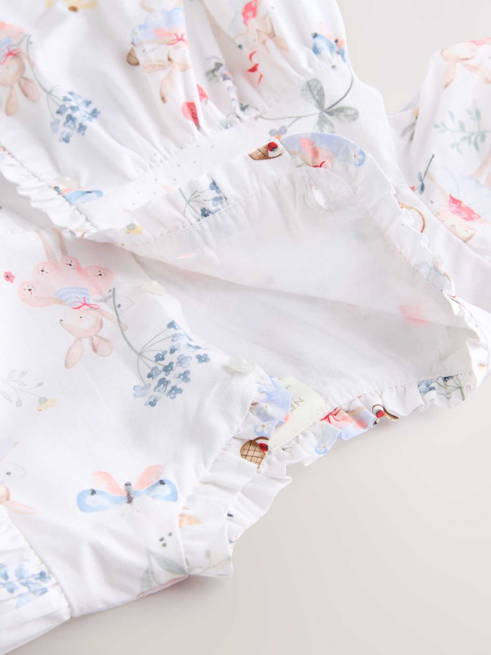 Платье для девочки Next AA8-199, Белый, Розовый