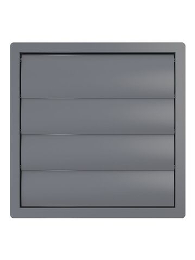 Выход стенной КФ фланец D355 жалюзи 410x410 ASA Gray ERA