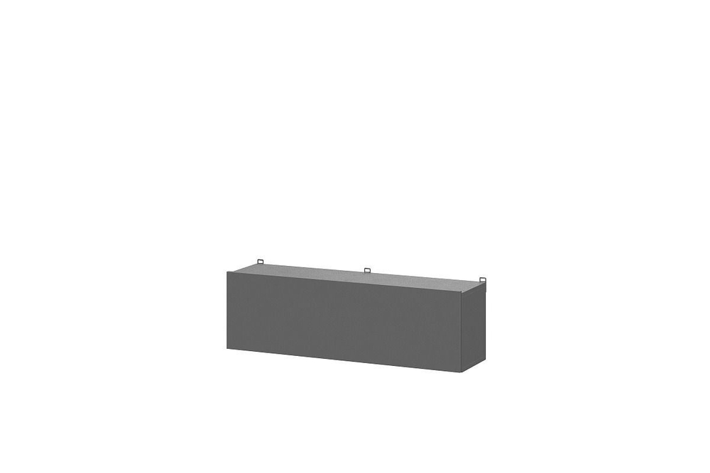 Модульная стенка в гостиную со шкафом Графит серый 320х46х205 см