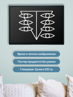 Постер плакат Seele Организация Evangelion Евангелион