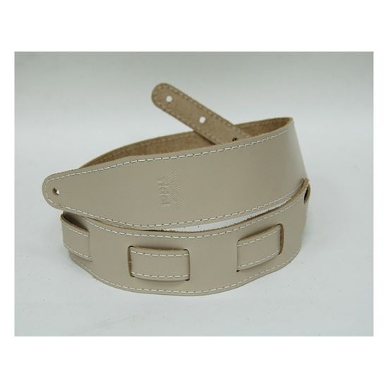 Ремень для гитары, кожаный, бежевый, Fidel FL111041LP Premier