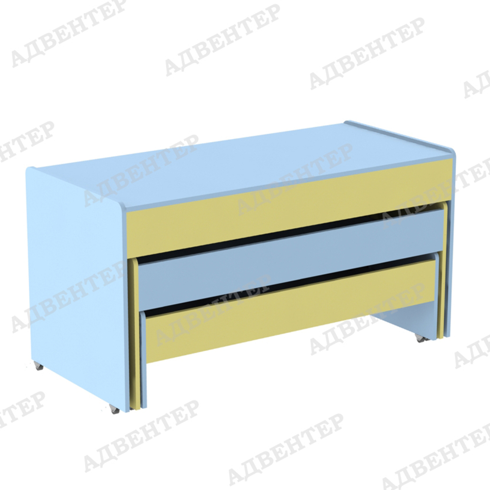 Кровать ТРИ ЯРУСА