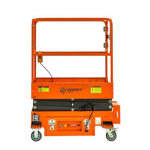 Подъемник ножничный несамоходный SJY-0.3-3.9 (AC 300 кг; 3,9 м) SMARTLIFT (SMART)