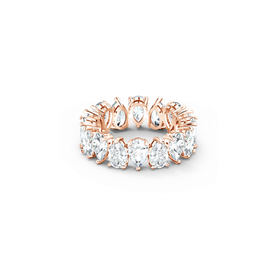 VITTORE:RING PEAR CZWH/ROS 2 52