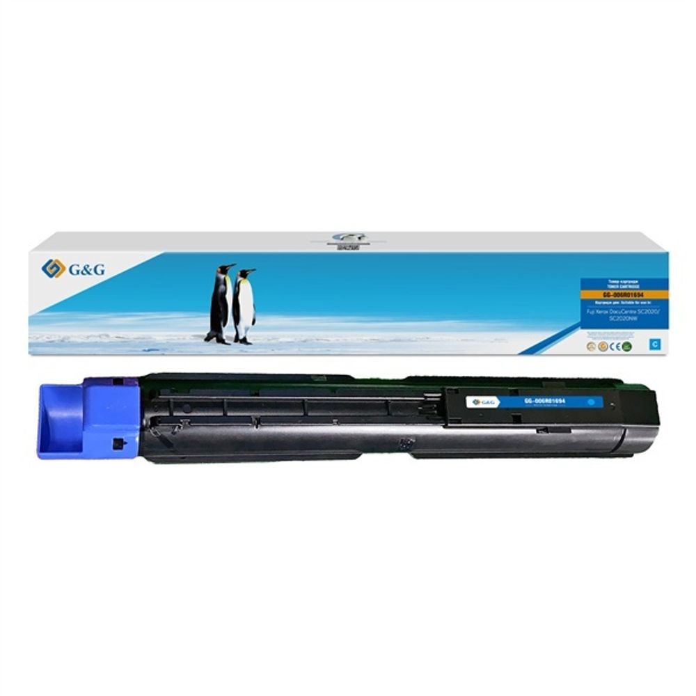 Тонер-картридж G&amp;G, аналог Xerox 006R01694 для DocuCentre SC2020, cyan (3K)