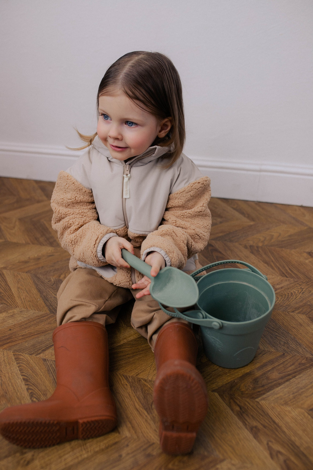 Куртка демисезонная из шерпы (сливочный)