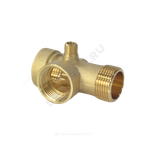 Штуцер пятивыводной латунь R5V 3x1"+2x1/4" удлиненный Джилекс 9006