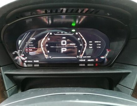 Электронная панель приборов BMW 5-серия E60 2003-2010 - Radiola 1293 с LCD/ЖК 12.3" экраном QLED