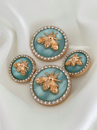 Пуговицы Гучч. Пчела Зеленая