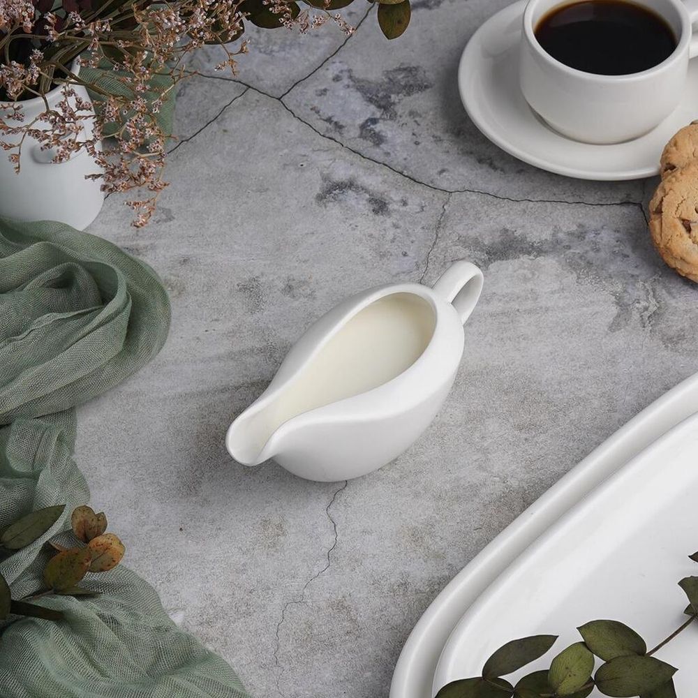 Соусник 100 мл фарфор с ручкой белый фарфор P.L. Proff Cuisine [10]