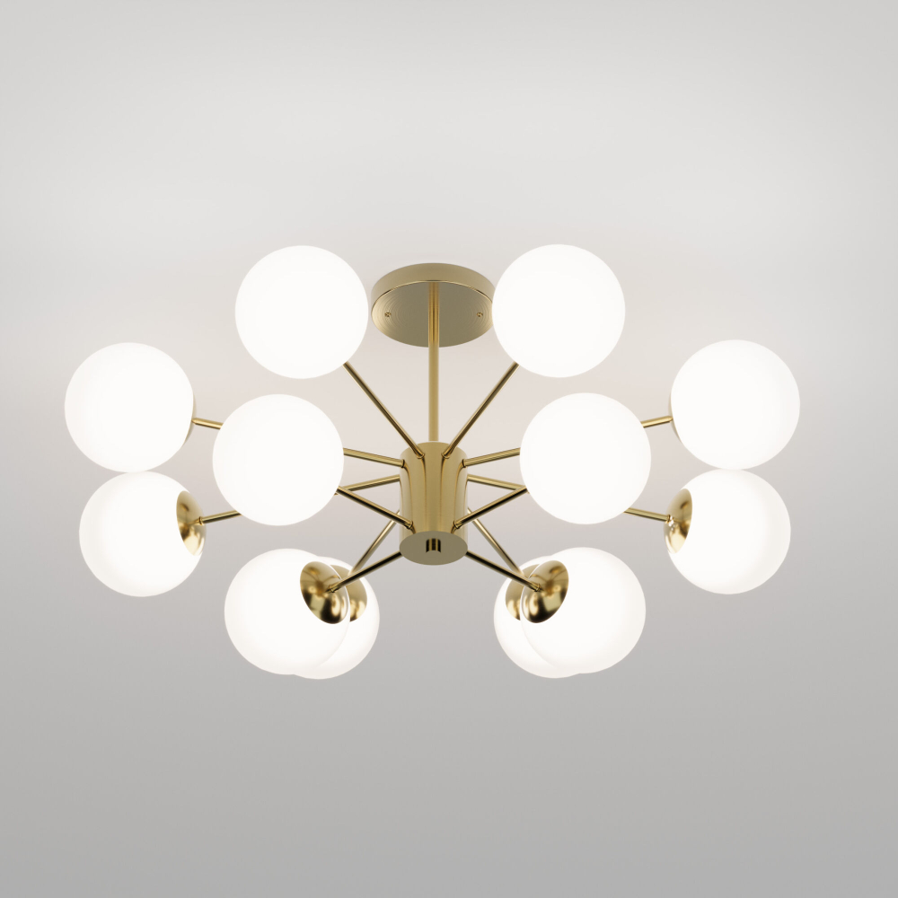 Потолочная люстра Eurosvet Adaline 502002/12 латунь