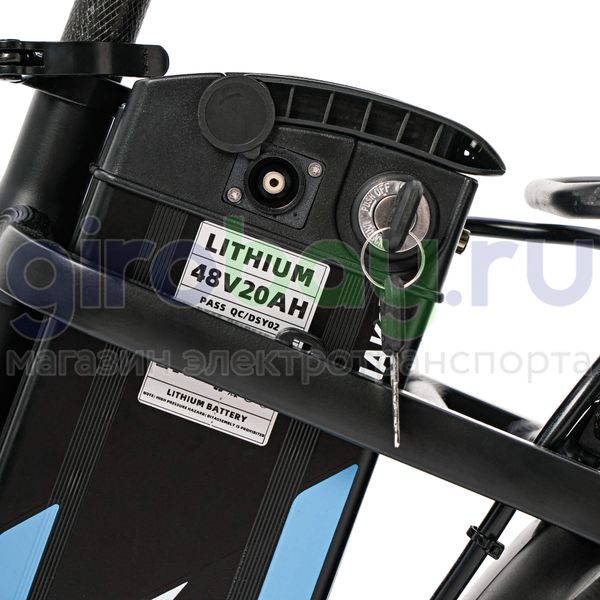 Электровелосипед Minako F10 Pro (48V/20Ah) - Синий обод
