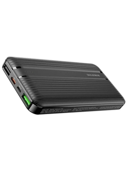 Внешний аккумулятор Borofone BJ9 10000 mAh (18W, 2USB, MicroUSB, Type-C, QC3.0, PD) Черный