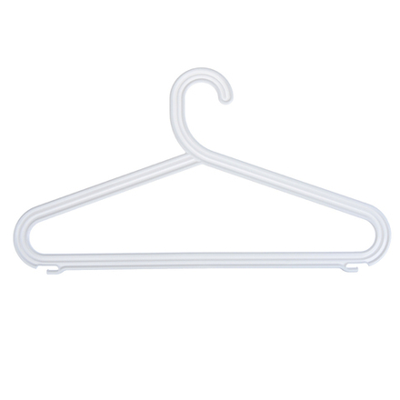 Набор плечиков Архимед р-р 48-50 3шт белый ПП