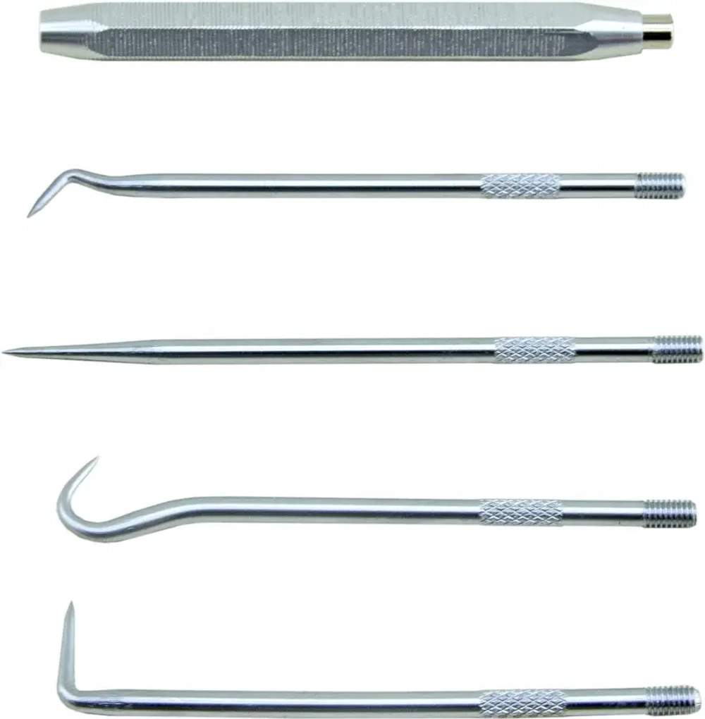 Набор крючков для демонтажа сальников и уплотнителей, 5 предметов, ZIPMEND