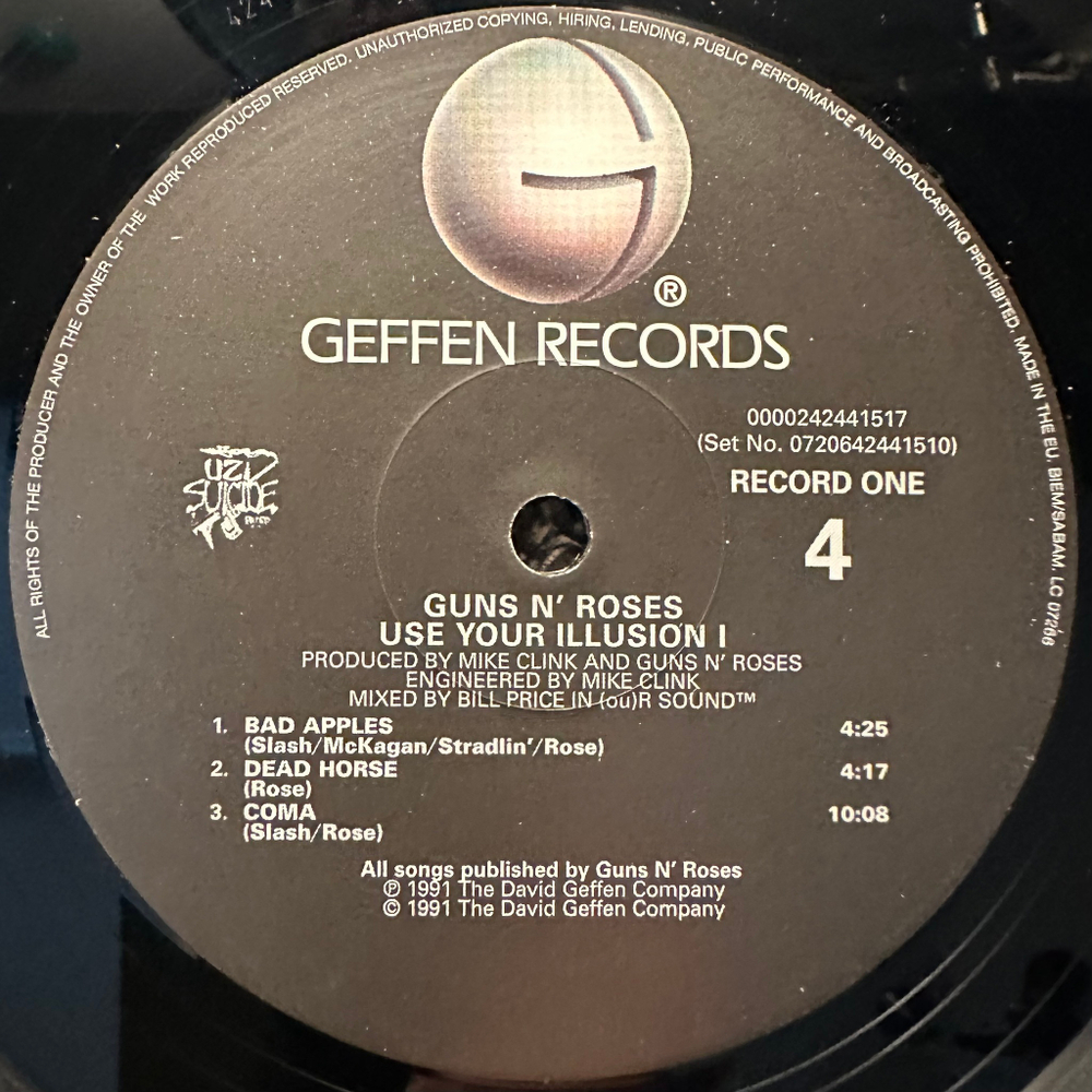 Guns N' Roses - Use Your Illusion I 2LP (Европа 2008г.)