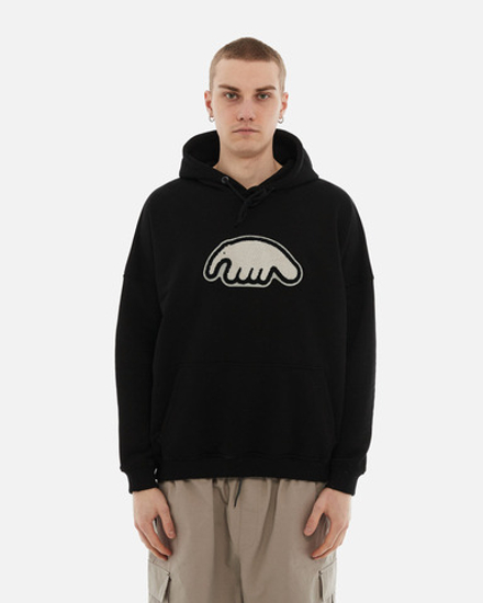 Худи ANTEATER Hoodie-Black-White-Logo