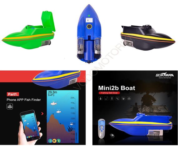 Кораблик для прикормки Hoxwell Boatman MINI 2B