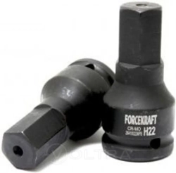 Головка-бита ударная 6-гранная 38мм,3/4'' FORCEKRAFT FK-26410038MPB