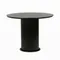 Обеденный стол Iona Ø100 см, черный меламин