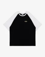 Купить Футболка Dissident Palm Garage Raglan черная Футболка Dissident Palm Garage Raglan черная