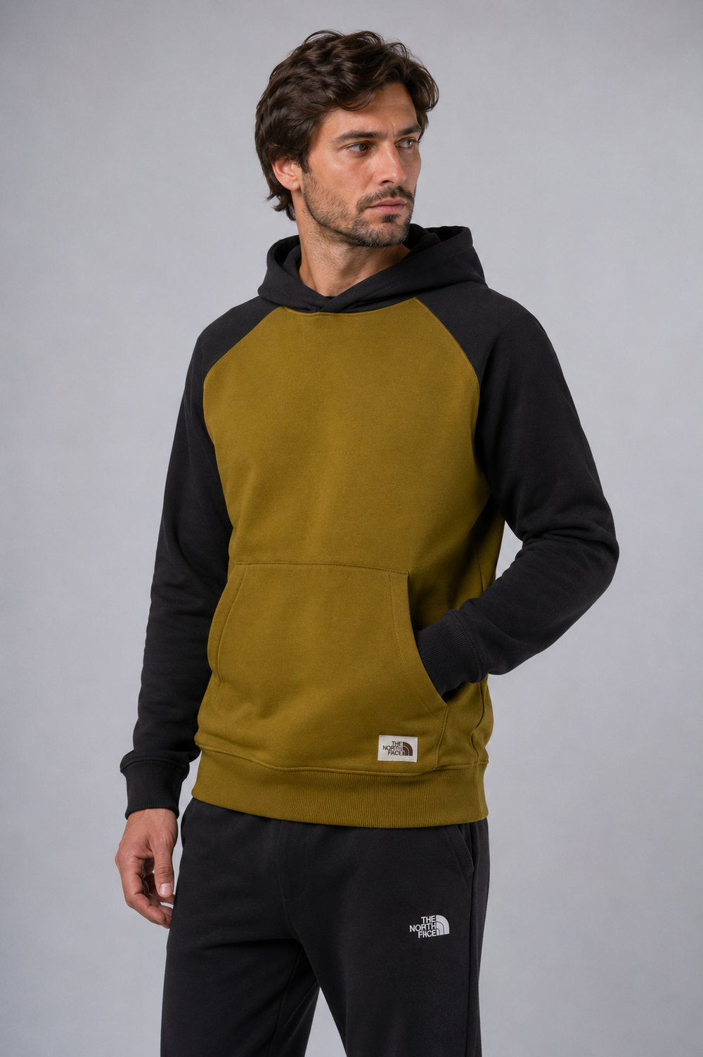 Кофта THE NORTH FACE M HERITAGE HOODIE MOSS GREEN/TNF BLACK