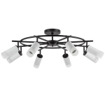 LR7183681 Люстра RULLO 8х50W GU10 ЧЕРНЫЙ/БЕЛЫЙ (571718+214436-8+202431-8)